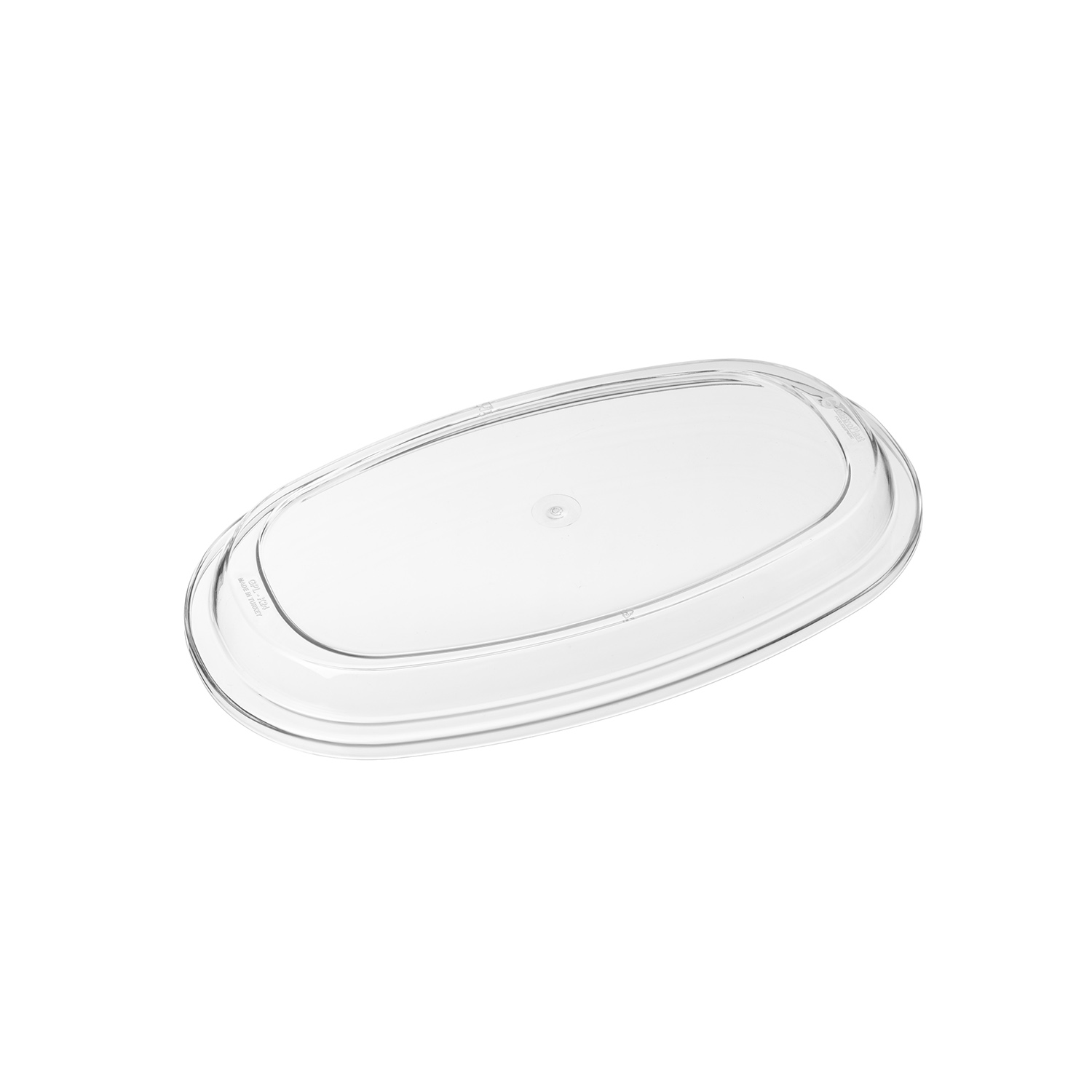 Крышка 240*138 мм. (блюдо овальное 80004), поликарбонат, штабелир. GP /1/72/