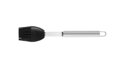 Кисточка кондитерская силиконовая 23,8*4,5 см. с ручкой нерж. Abert /1/