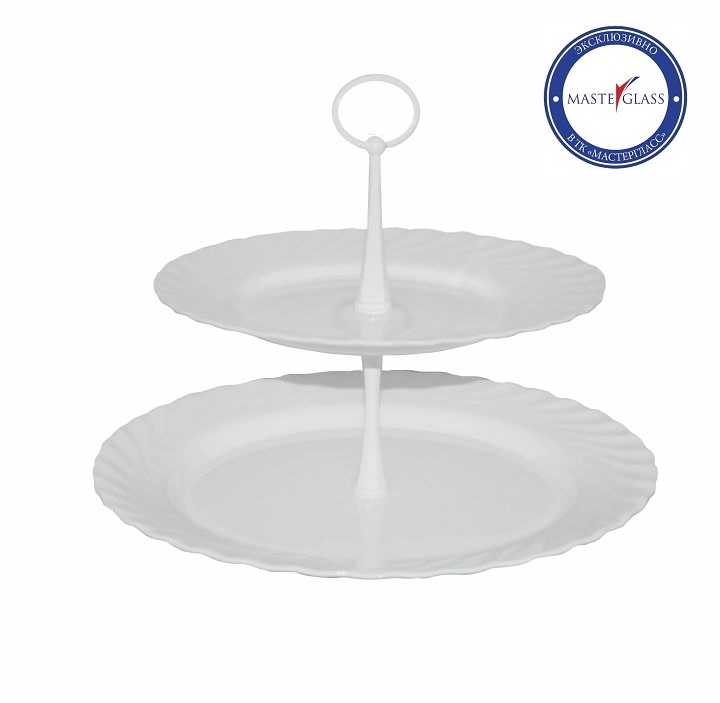 Этажерка 2-х ярусная d=24/31 см. h=24 см. Трианон NEW /1/ АКЦИЯ