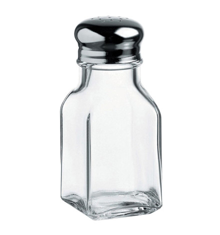 Солонка/перечница 100 мл. с метал. крышкой Бейзик /1/12/2688/ АКЦИЯ