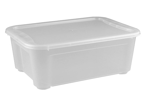 Контейнер для продуктов прямоуг. 10 л. 38,9*27,5*14,5 см. п/п Кристалл  /1/10/