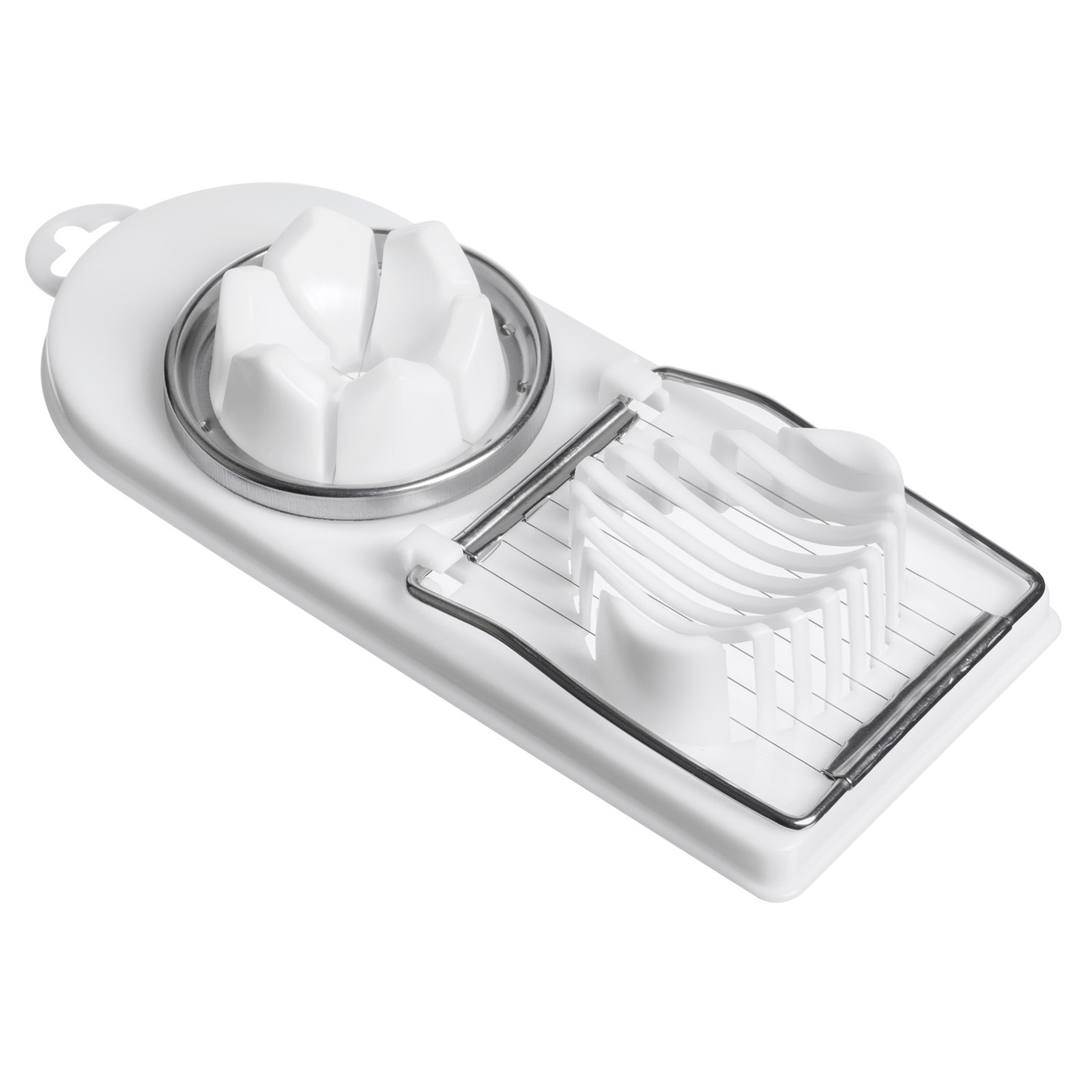 Яйцерезка 20*8,5 см. пластик. корпус, проволока, двойная /1/