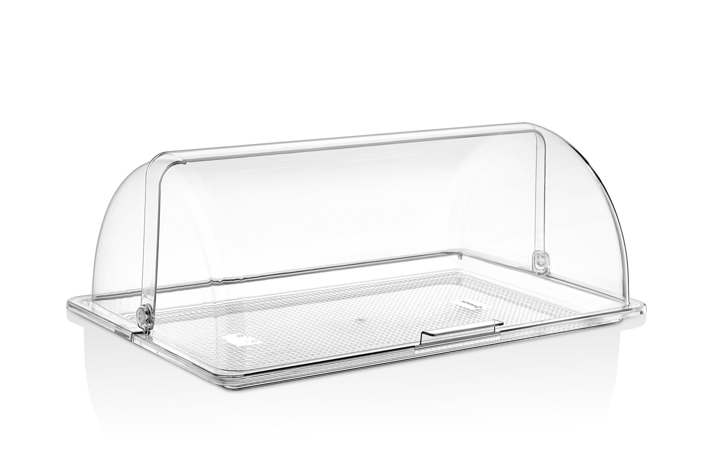 Крышка Roll-Top GN 1/1 53*32,5 см. h=18,5 см. поликарбонат, прозрачная (поднос 76838) /1/6/