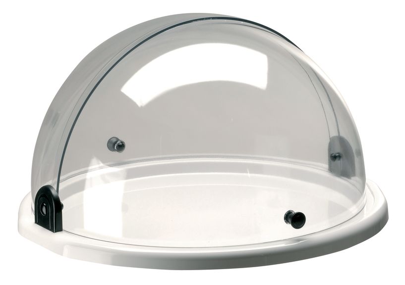 Поднос для подачи d= 38 см. пластик, с крышкой Roll-Top Abert /1/ РАСПРОДАЖА