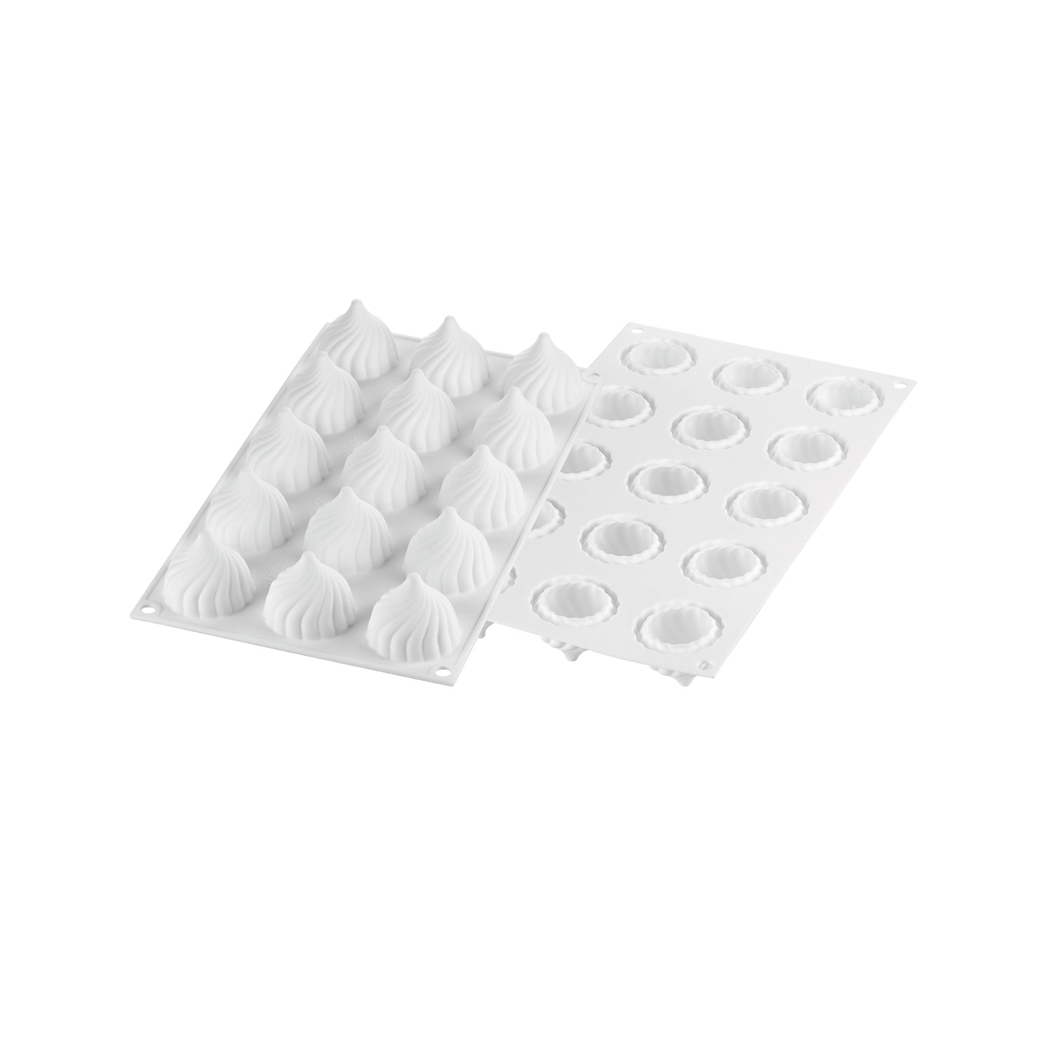 Форма для выпечки 15 ячеек 30 мл. d=41 мм. h=45 мм. Русские купола силикон Silikomart /1/10/