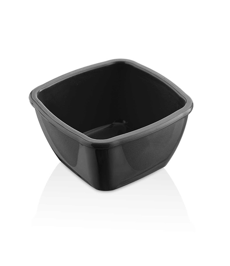 Соусник  50 мл. 50*50 мм. h=30 мм. квадратный, поликарбонат, черный GP /1/250/