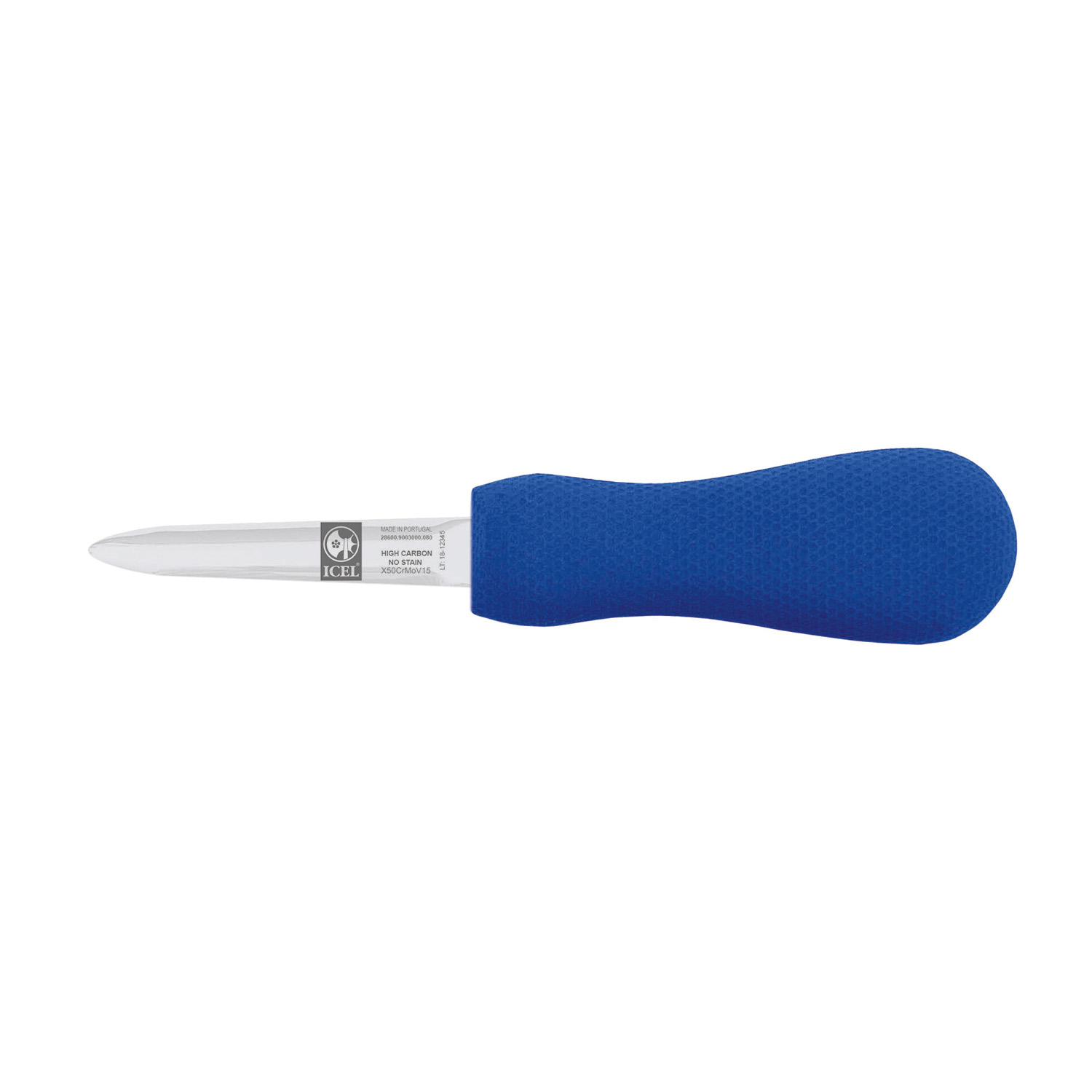 Нож для устриц  75/175 мм. ручка синяя Icel /1/6/