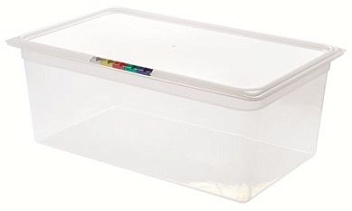 Гастроемкость 1/1 h=200 мм. 530*325 мм. 26,5 л. п/п прозрачная  /1/3/