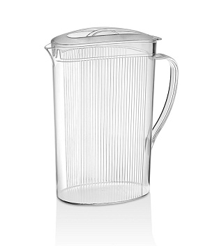 Кувшин 2,2 л. h=240 мм. с крышкой Питчер, поликарбонат прозрачн. GP /1/12/