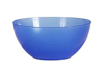 Салатник d=205 мм. 2000 мл. h=95 мм. синий пластик. /1/80/