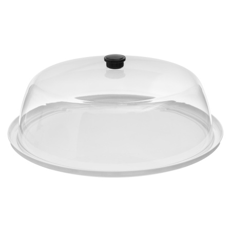 Поднос для подачи d=38,5 см. поликарбонат, белый б/крышки (крышка 76832,76831) GP /1/24/