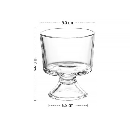 Креманка 250 мл. d=93 мм. h=103 мм. Сохо MGline /6/24/ ВДОХНОВЕНИЕ