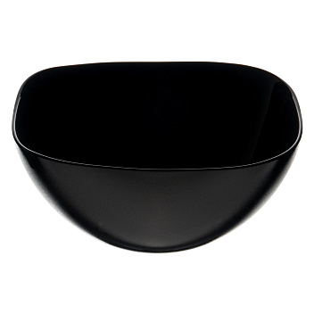 Салатник квадр. 140*140 мм. 500 мл. h=60  мм. Эволюшн Блэк /1/6/24/1440/