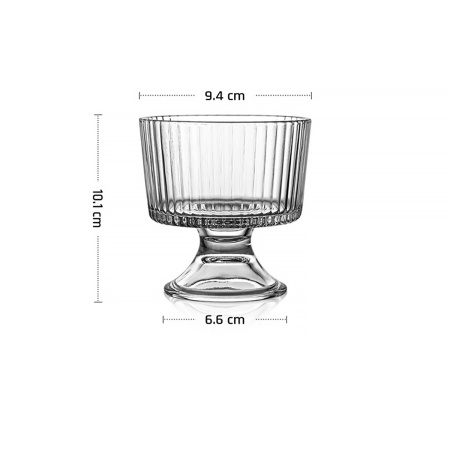 Креманка 280 мл. d=94 мм. h=101 мм. Сохо MGline /6/24/ ВДОХНОВЕНИЕ