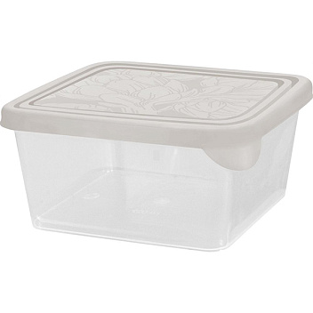 Контейнер для продуктов прямоуг.  0,9 л. 20,3*14*4,8 см. п/п /1/26/