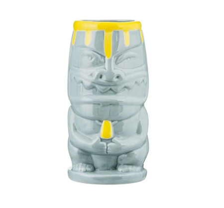 Стакан для коктейля 350 мл. d=75/60 мм. h=150 мм. керамика, серый Тики /12/