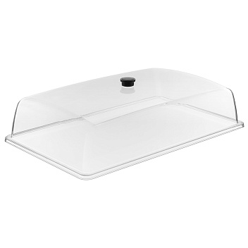 Крышка для гастроем., подносов 1/1 53*32,5 см. h=12,5 см. поликарбонат, прозрачная GP/1/6/  ВДОХНОВЕНИЕ