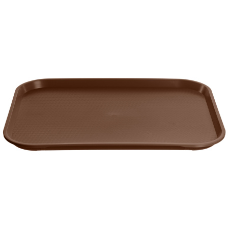 Поднос 44,5*34,5 см. темно-коричневый поверхность классик (167) MGprof /1/10/