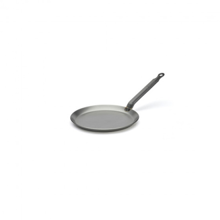 Сковорода для блинов d=20 см. h=1,5 см. 0,45 л. белая сталь (индукция) Carbone Steel De Buyer (5120.20) /1/5/
