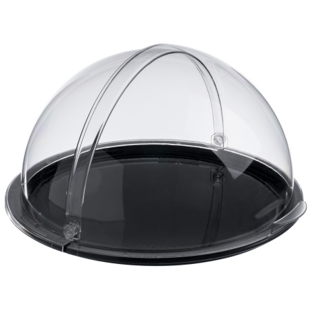 Крышка Roll-Top d=40 см. h=20 см. с ручками, поликарбонат, прозрачная (подносы 76841,76849,76857 ) GP /1/6/