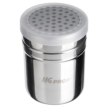 Емкость для сыпучих прод. 0,3 л. со сред. отверст. нерж. MGprof /1/