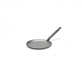 Сковорода для блинов d=20 см. h=1,5 см. 0,45 л. белая сталь (индукция) Carbone Steel De Buyer /1/5/