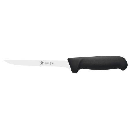 Нож обвалочный 150/280 мм. узкое жесткое лезвие, черный SAFE Icel /1/6/