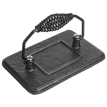 Пресс для гриля 170*110 мм. черный, чугун /1/