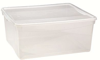 Контейнер для продуктов прямоуг. 18 л. 40*33,5*17 см. п/п Кристалл  (433247201) /1/6/