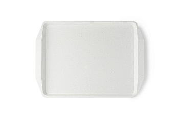 Поднос 42*30 см. белый мрамор поверхность классик MGprof /1/10/1140/ АКЦИЯ