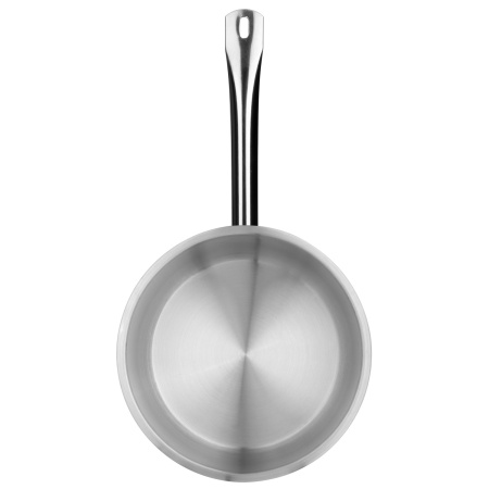 Сотейник 5,0 л. нерж. d=24 см. h=11 см. б/кр (индукция)(кр. 79198) MGsteel /1/ АКЦИЯ