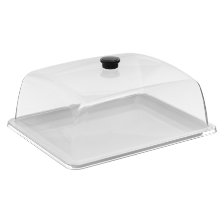 Поднос для подачи GN 1/2 32,5*26,5 см. поликарбонат, белый б/крышки (крышка 76828, 76829) GP /1/24/