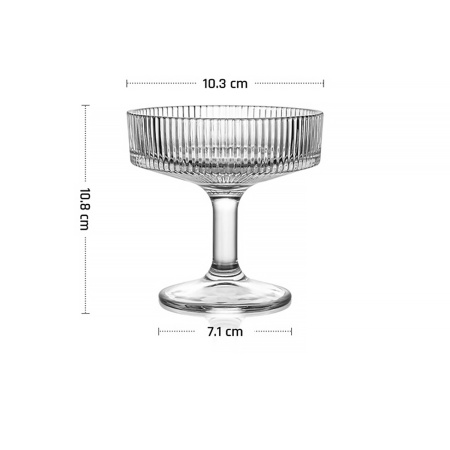 Креманка 200 мл. d=103 мм. h=108 мм. Каскад MGline /6/24/ ВДОХНОВЕНИЕ