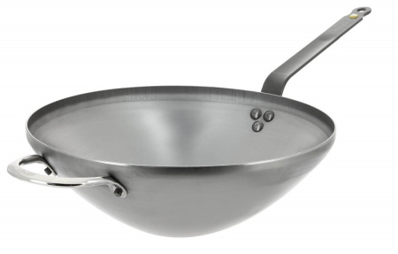 Сковорода Wok d=32 см. h=12 см. 5,15 л. (индукция) с 2 ручками Mineral B De Buyer /1/3/