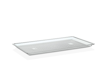 Поднос для подачи GN 1/2 32,5*26,5 см. поликарбонат, прозрачный б/крышки (крышка 76828, 76829) GP /1/24/