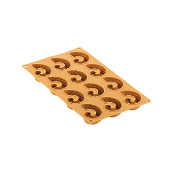 Форма для декора блюд 12 ячеек 20 мл. 60*55 мм. h=20 мм. Осьминог силикон Silikomart /1/10/