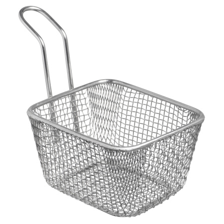 Корзинка для подачи прямоугольная 100*80 мм. h=60 мм. 400 мл. нерж. MGsteel /1/6/144/