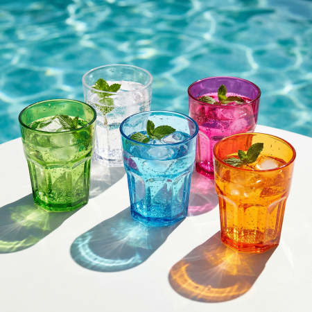 Олд Фэшн 250 мл. d=83 мм. h=90 мм. поликарбонат желтый /1/42/