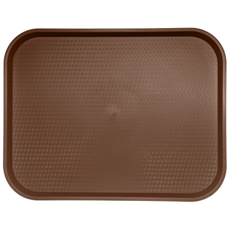 Поднос 44,5*34,5 см. темно-коричневый поверхность классик (167) MGprof /1/10/