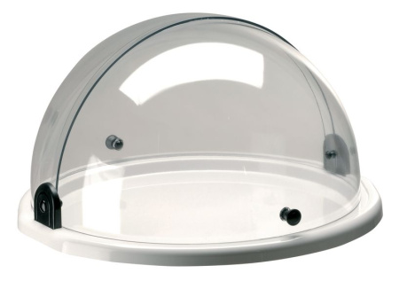 Поднос для подачи d= 38 см. пластик, с крышкой Roll-Top Abert /1/ РАСПРОДАЖА