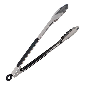 Щипцы универсальные 30 см. нерж. резин. вставки MGsteel /1/72/