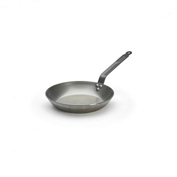 Сковорода d=26 см. h=4,5 см. 1,8 л. белая сталь (индукция) Carbone Steel De Buyer (5110.26) /1/3/